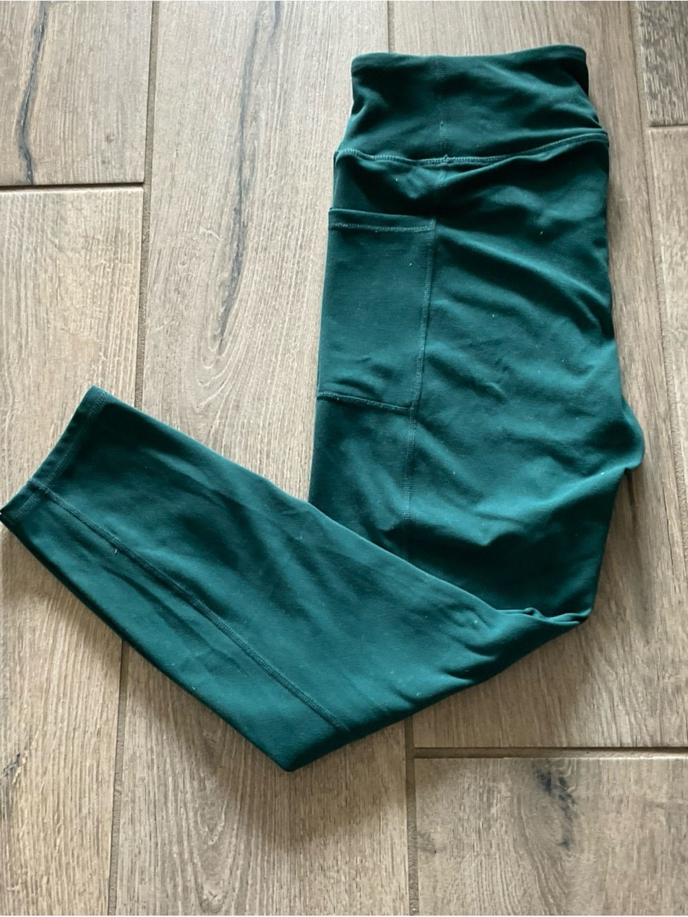 Gaiam Leggings - Turquoise Green - Size Large  - With Pockets &  hidden pocket